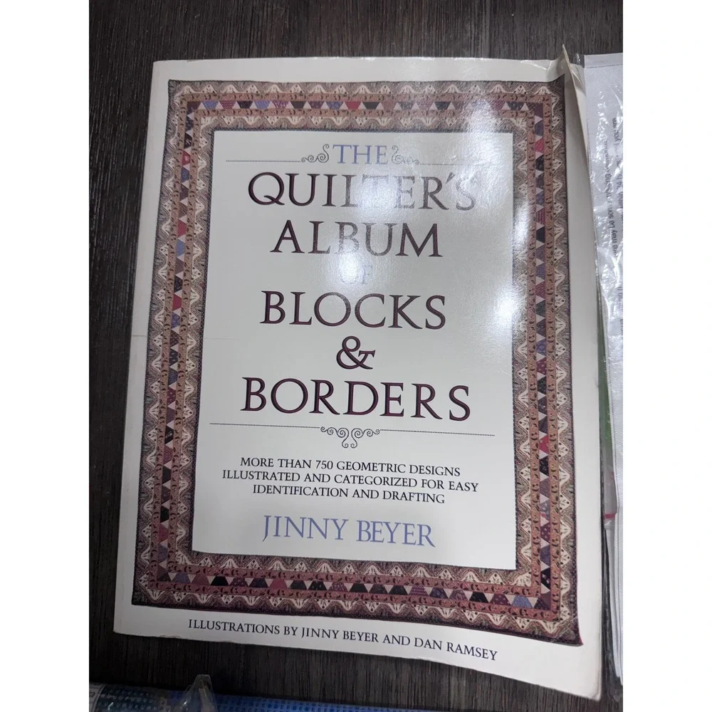 Jinny Beyer Quilters Album Blocks Borders Book Diamond Painting Kits Quilt Tools